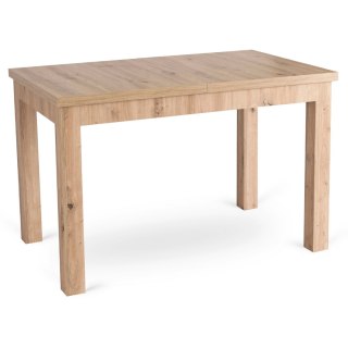 Stół SKUBI Rozkładany 120-160 cm Dąb Artisan