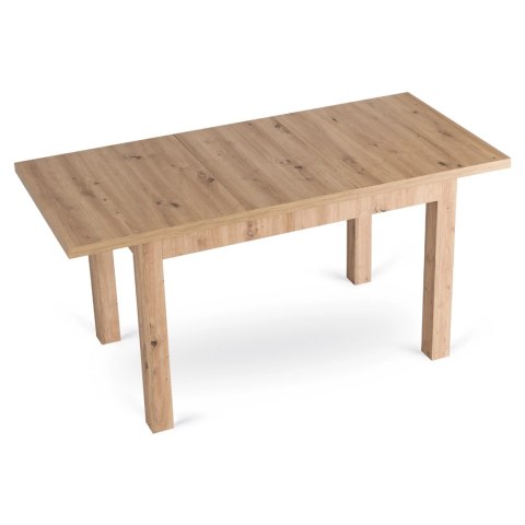 Stół SKUBI Rozkładany 120-160 cm Dąb Artisan