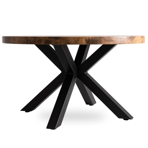 Stolik LINCOLN Dąb Rustykalny/Czarny