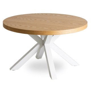 Stolik LINCOLN Dąb Złoty/Biały