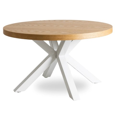 Stolik LINCOLN Dąb Złoty/Biały