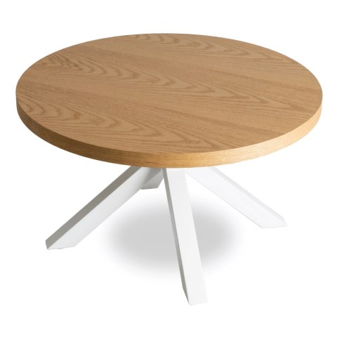 Stolik LINCOLN Dąb Złoty/Biały