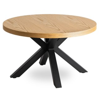 Stolik LINCOLN Dąb Złoty/Czarny