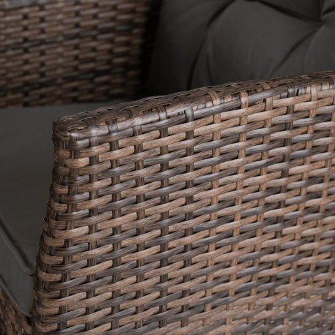 Zestaw Mebli Ogrodowych ATLANTA Brązowy