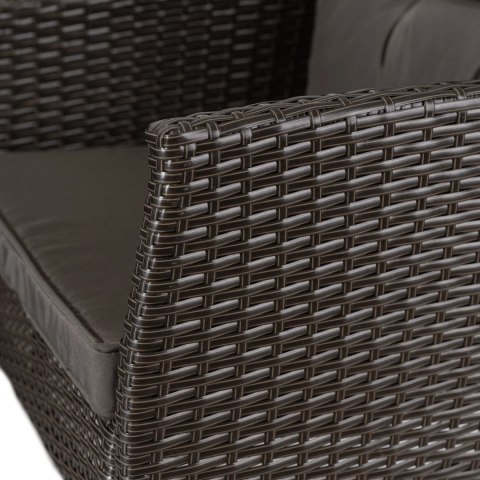 Zestaw Mebli Ogrodowych ATLANTA Czarny