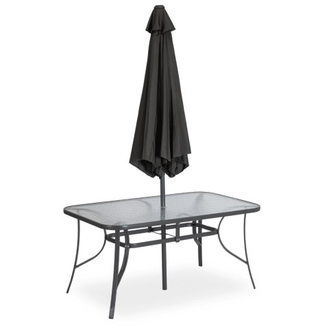 Zestaw Mebli Ogrodowych NEBRASKA Czarny