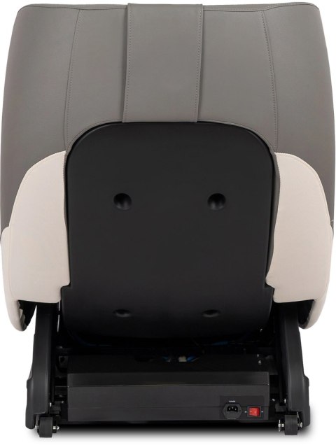 Fotel Masujący VX MAX Wypoczynkowy Szary Ekoskóra Nowoczesny Angielski