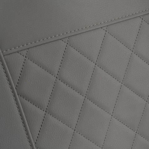 Fotel Masujący VX MAX Wypoczynkowy Szary Ekoskóra Nowoczesny Angielski