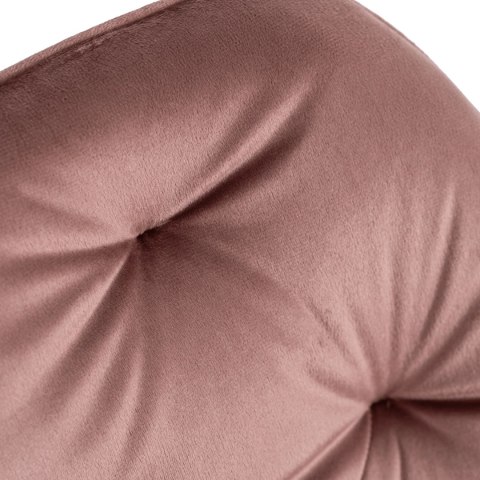 Fotel Obrotowy KONOR Różowy Welurowy