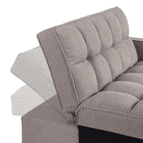 Fotel Rozkładany CORRA do Spania Szary