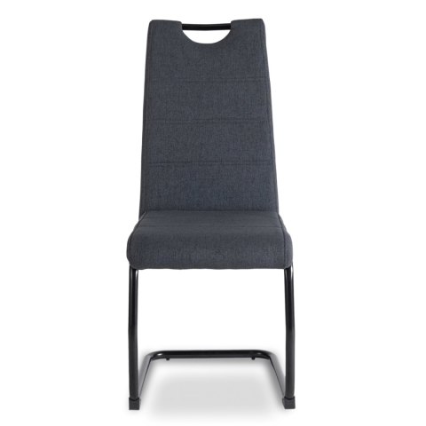 Krzesło LOPEZ Ciemnoszare/Czarne