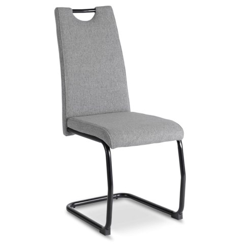 Krzesło LOPEZ Szare/Czarne