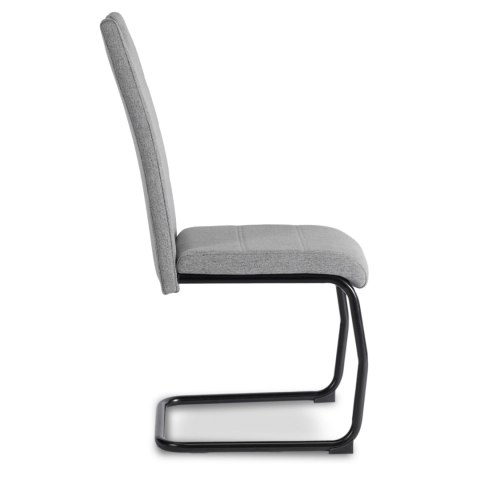 Krzesło LOPEZ Szare/Czarne