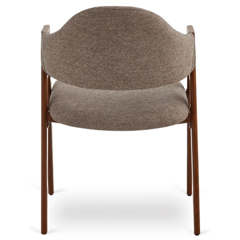 Krzesło RUIZ Beżowe/Orzech