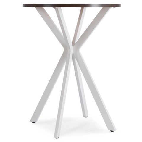 Stół LAUREN 60 cm Orzech/Biały