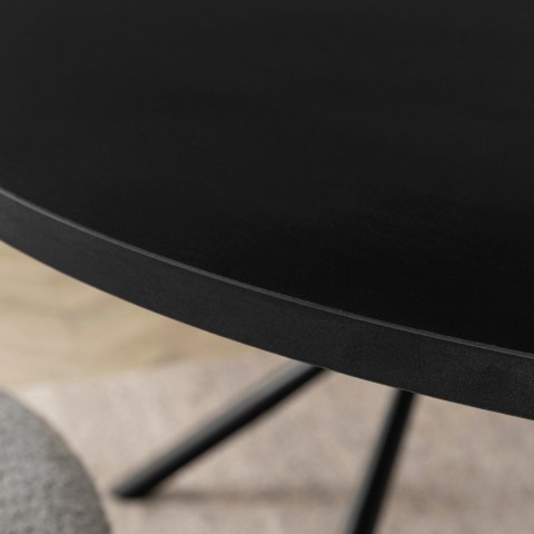 Stół LAUREN 80 cm Czarny