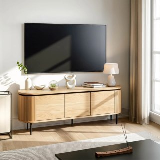 Szafka RTV BECK 160 cm Trzydrzwiowa Dąb