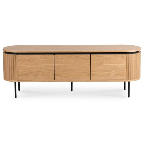 Szafka RTV BECK 160 cm Trzydrzwiowa Dąb