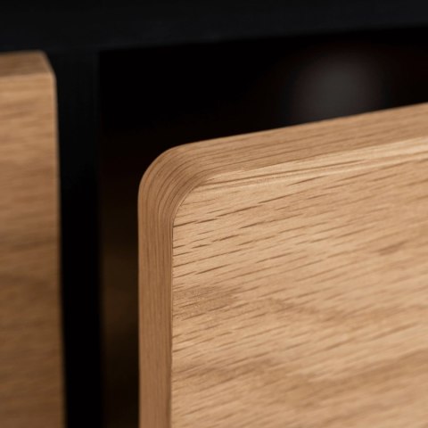 Szafka RTV BECK 160 cm Trzydrzwiowa Dąb