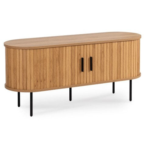 Szafka RTV TRISH 120 cm Dwudrzwiowa Dąb