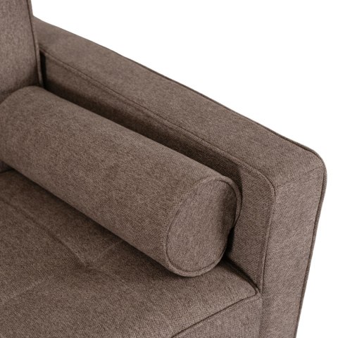 Zestaw 2x Sofa Rozkładana MALTA Brązowa