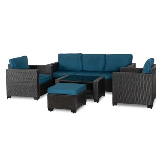 Zestaw Mebli Ogrodowych OLYMPIA Szary/Granatowy