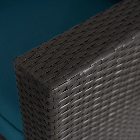 Zestaw Mebli Ogrodowych OLYMPIA Szary/Granatowy