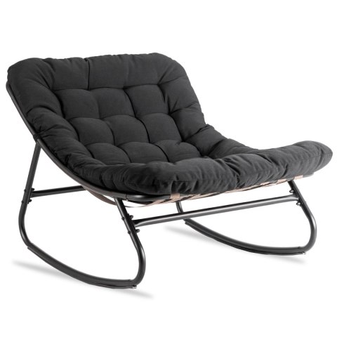 Fotel Bujany AURORA Czarny