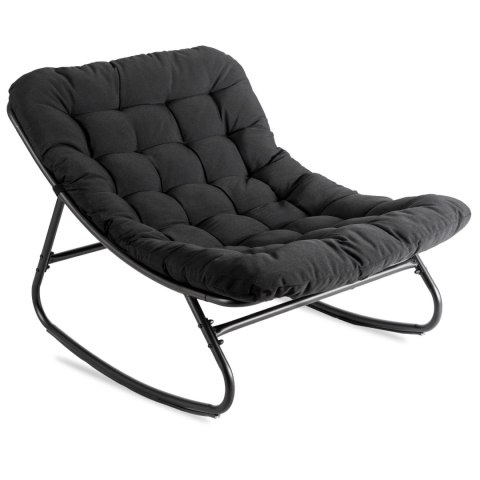 Fotel Bujany AURORA Czarny