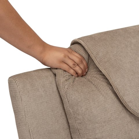 Fotel Masujący Elektrycznie Rozkładany FENIX z Funkcją Wstawania Beżowy