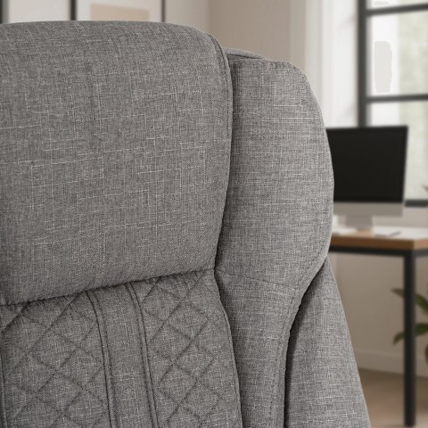 Fotel Biurowy PHONIX Obrotowy Szary Nowoczesny