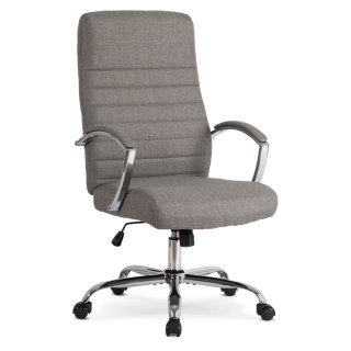 Fotel Biurowy Obrotowy RENES Szary Nowoczesny