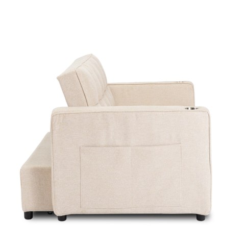 Fotel Rozkładany ASTER do Spania Beżowy