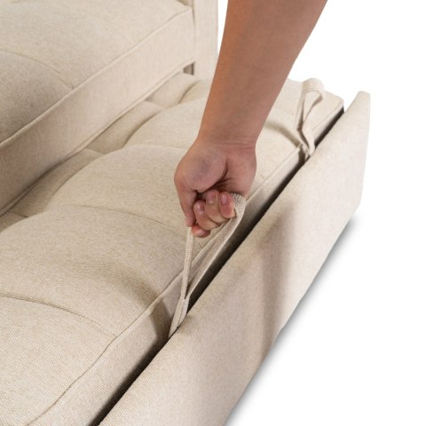 Fotel Rozkładany ASTER do Spania Beżowy