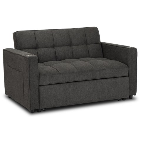 Fotel Rozkładany ASTER do Spania Czarny