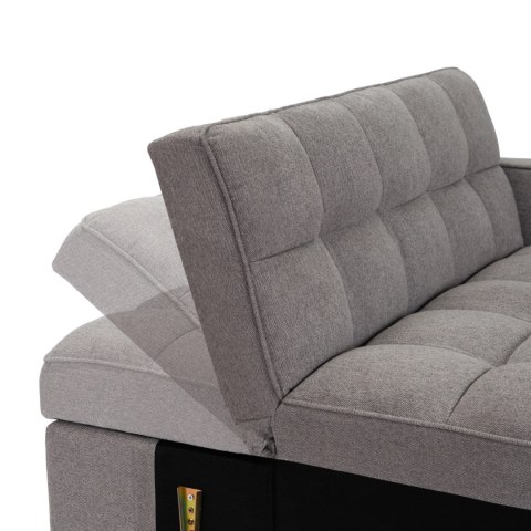 Fotel Rozkładany ASTER do Spania Szary