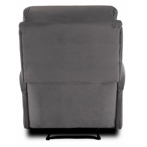 Fotel Rozkładany KOBE Szary Welurowy