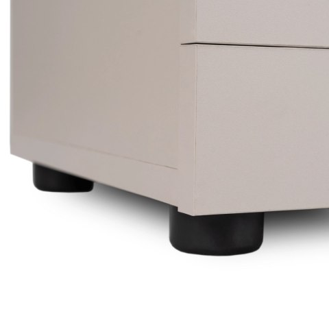 Komoda Czterodrzwiowa z Szufladami BLAGO 190 cm Kaszmir Nowoczesna