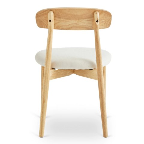 Krzesło ALVIN Dąb/Beż