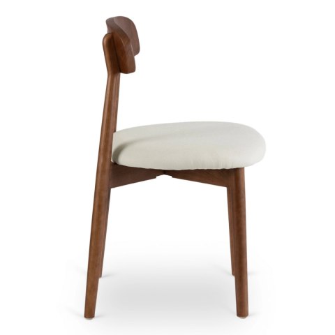 Krzesło ALVIN Orzech/Beż