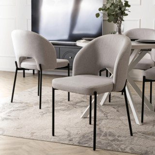 Krzesło BROS Szare/Czarne