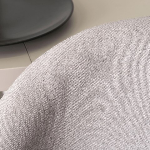 Krzesło Tapicerowane BROS Szare Nowoczesne