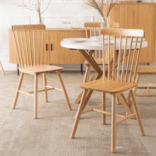 Krzesło Drewniane GARTON Dąb Złoty