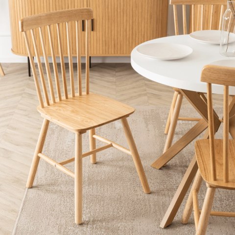 Krzesło Drewniane GARTON Dąb Złoty