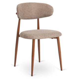 Krzesło FLAVIO Orzech/Beż