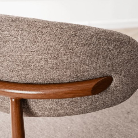 Krzesło FLAVIO Orzech/Beż