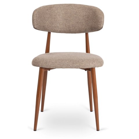 Krzesło FLAVIO Orzech/Beż