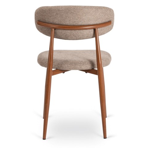 Krzesło FLAVIO Orzech/Beż