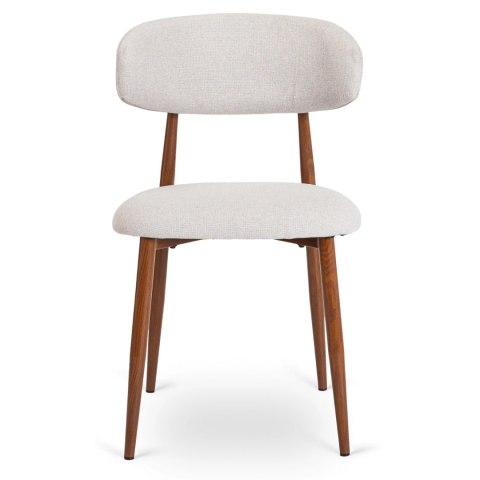 Krzesło FLAVIO Orzech/Szare