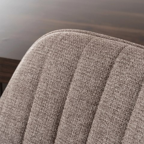 Krzesło Tapicerowane do Salonu MALAGA Cappucino Nowoczesne